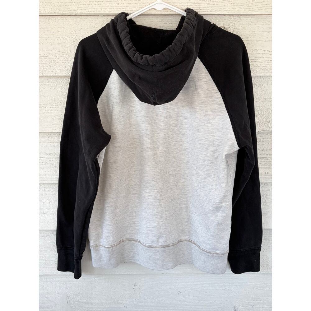 American Eagle Outfitters Vintage Graphic Hoodie Gray Black Mens M Eagle Logo - Picture 4 of 7
